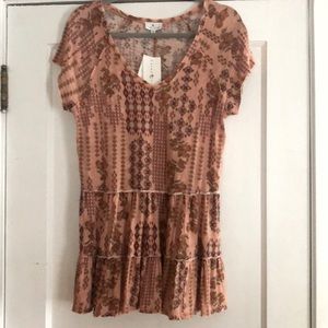 True Craft Tiered Tunic Tee